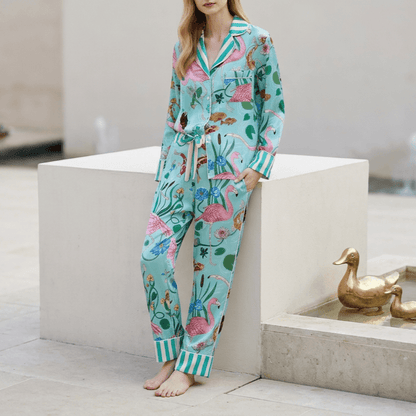 Flamingo Bluey Long Pyjama Set — Women's