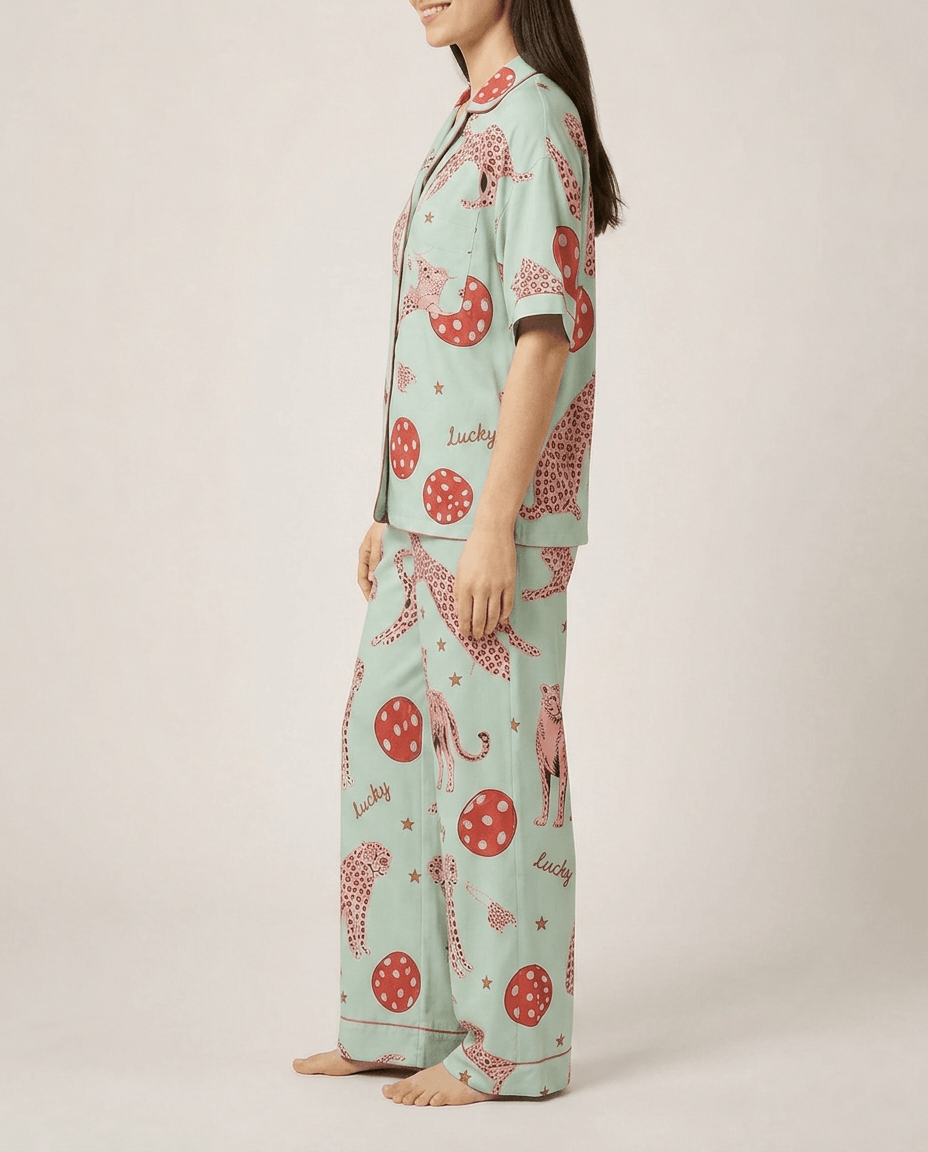 Lucky Dice Long Pyjama Set — Women's