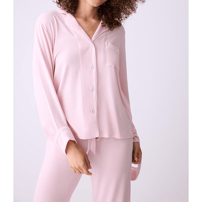 Baby Pink Long Pyjama Set — Women's