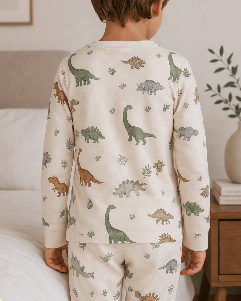 Dinosaurs Long Pyjama Set — Kids