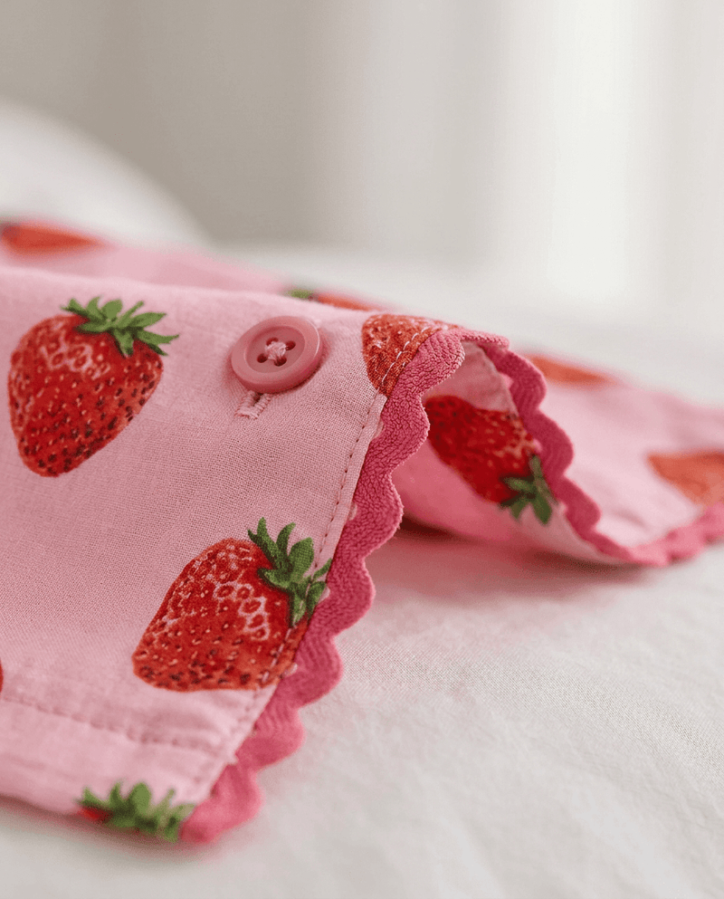 Sweet Strawberry Short Pyjama Set — Women's