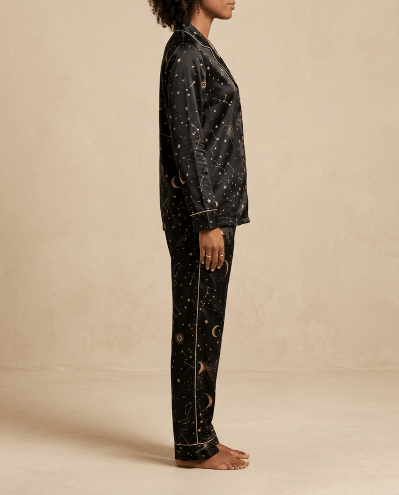 Starry Night Long Pyjama Set — Women's