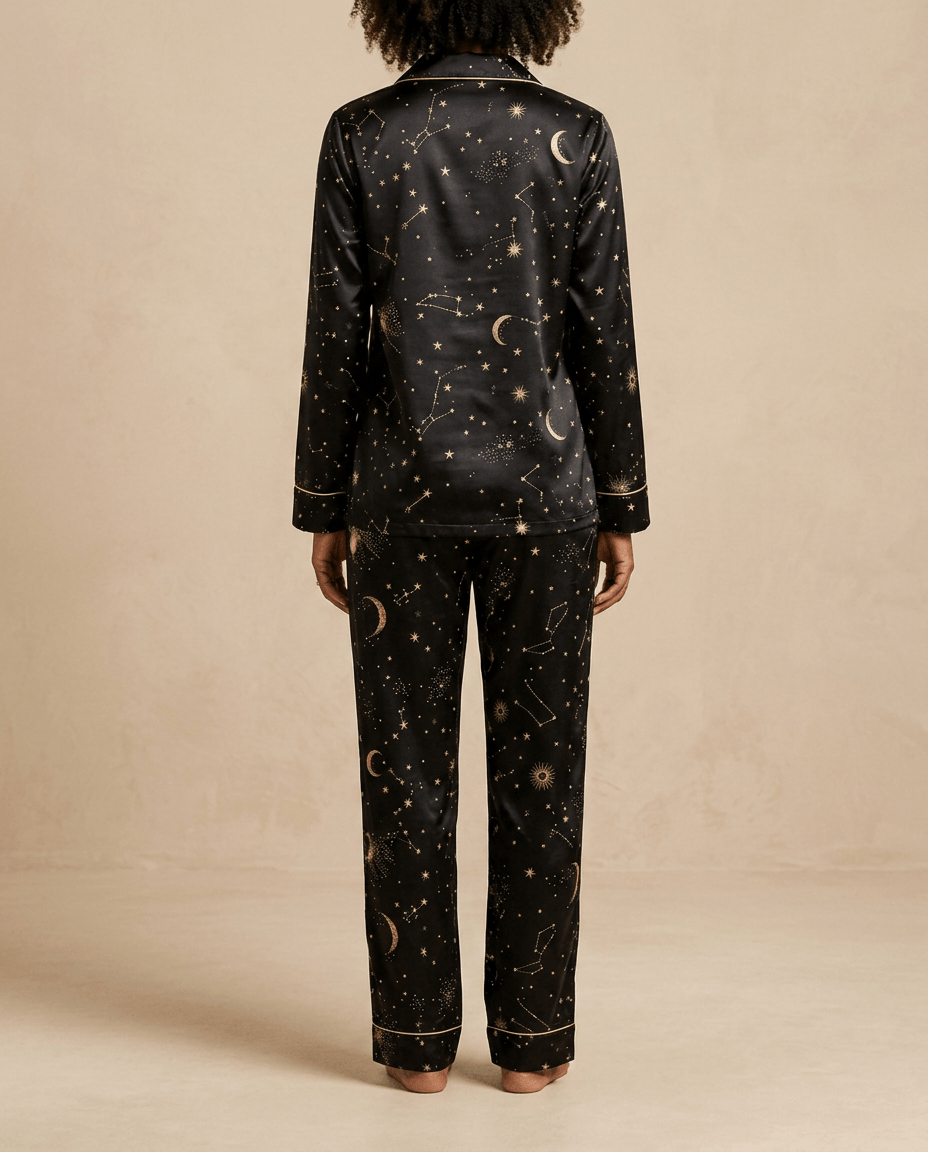 Starry Night Long Pyjama Set — Women's