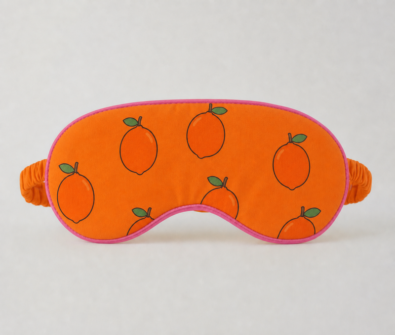 Bright Orange Eye Sleep Mask