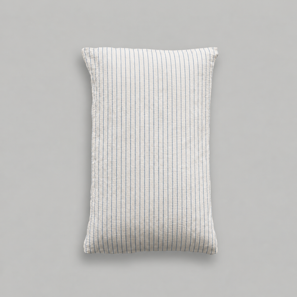 Pillowcases in Blue Pinstripe, Cloud Cotton