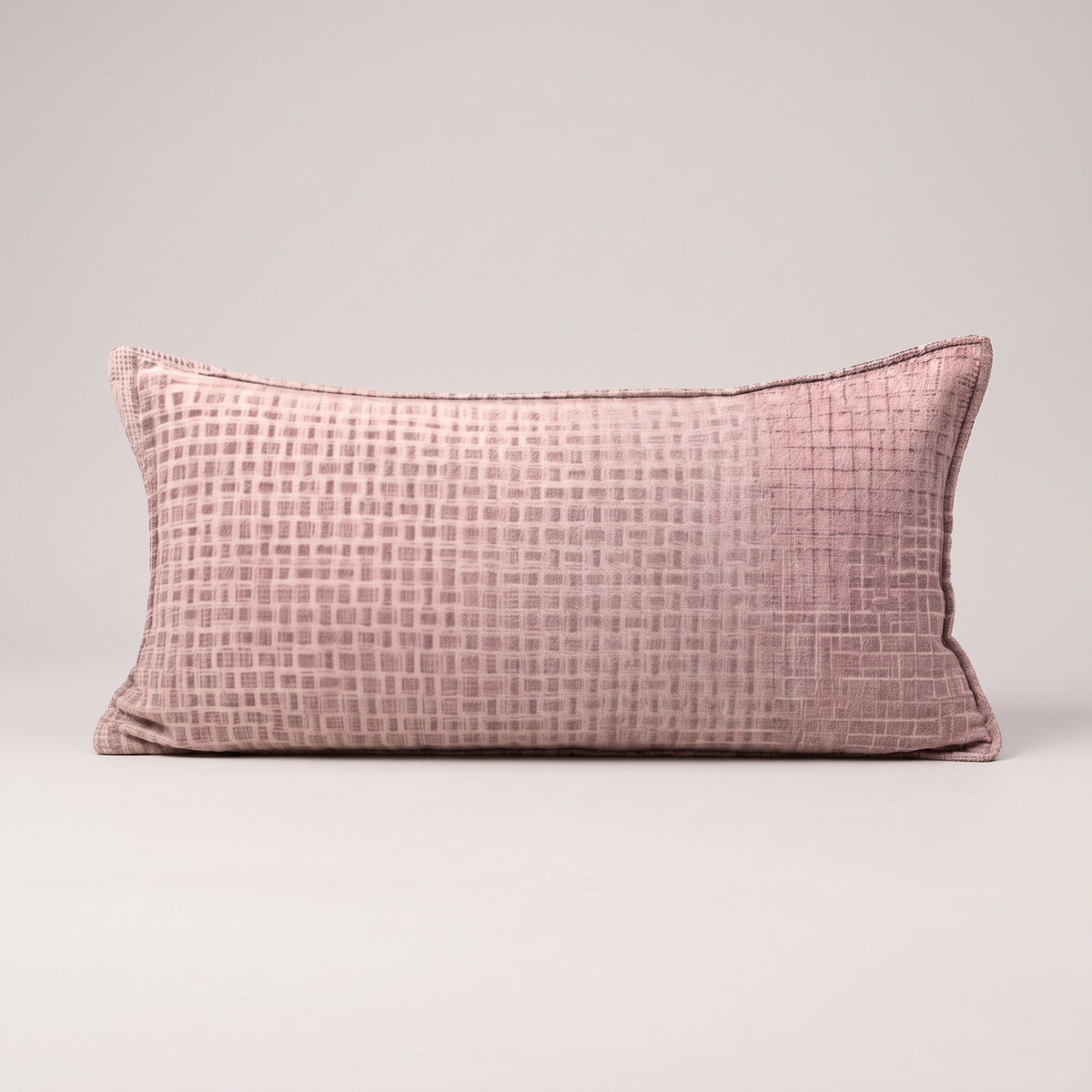 Rose jacquard cushion cover, single lumbar cushion