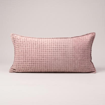 Rose jacquard cushion cover, single lumbar cushion