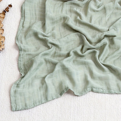 Baby Swaddle & Cot Blanket - Cloud Cotton