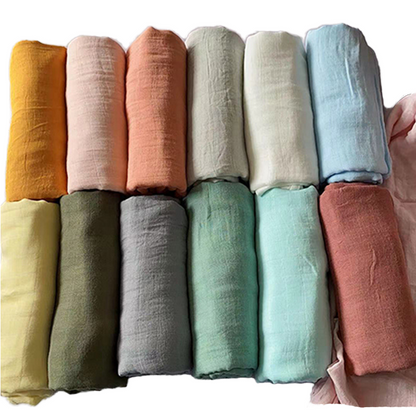 Baby Swaddle & Cot Blanket - Cloud Cotton