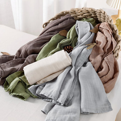 Baby Swaddle & Cot Blanket - Cloud Cotton
