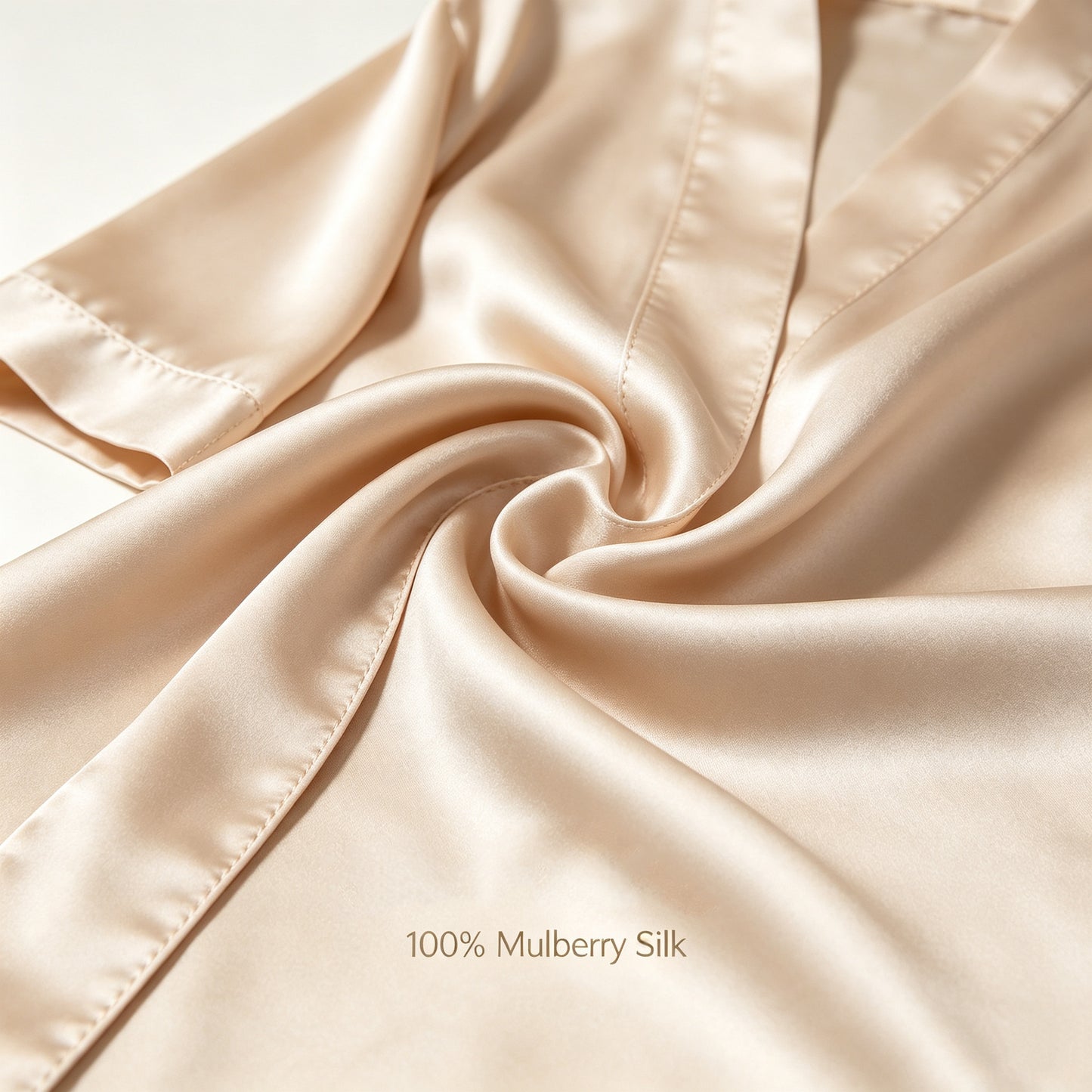 19 momme Solid Bath Robes — Women's