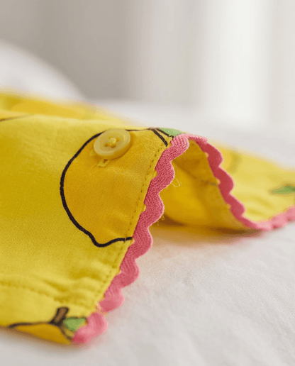 Ripe Lemon Long Pyjama Set — Women's