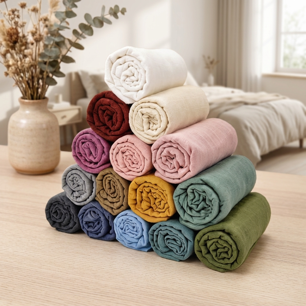 Baby Swaddle & Cot Blanket - Cloud Cotton