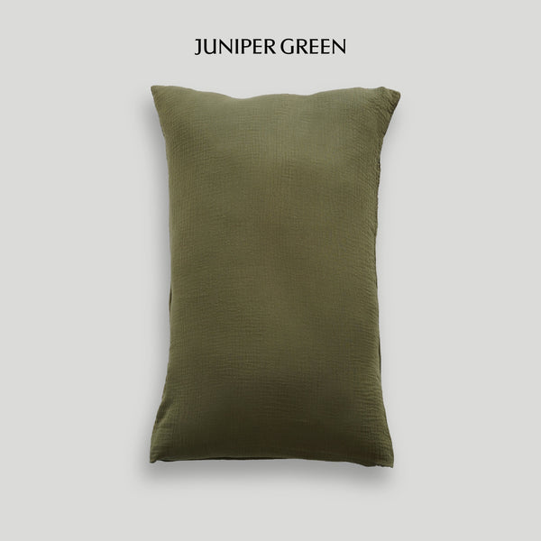 Pillowcases in Juniper Green, Cloud Cotton