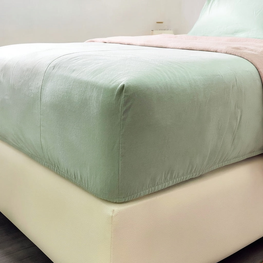Fitted Bedsheet - Plain Cotton