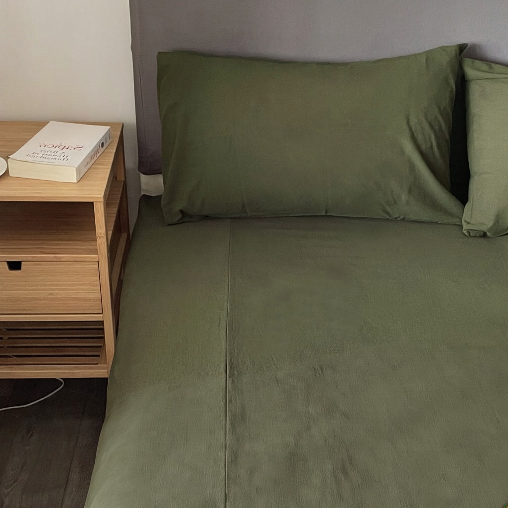 Fitted Bedsheet - Plain Cotton
