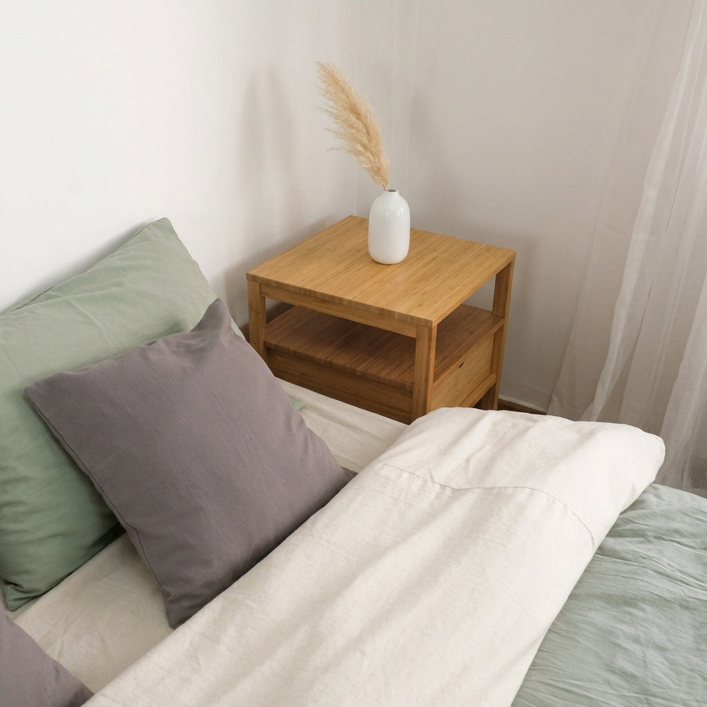Two Tone Bedding Set - Plain Cotton