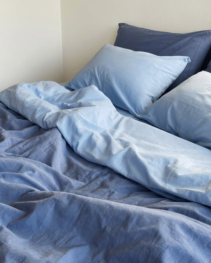 Two Tone Bedding Set - Plain Cotton