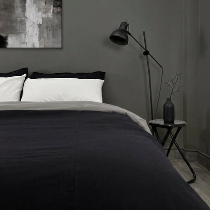 Two Tone Bedding Set - Plain Cotton
