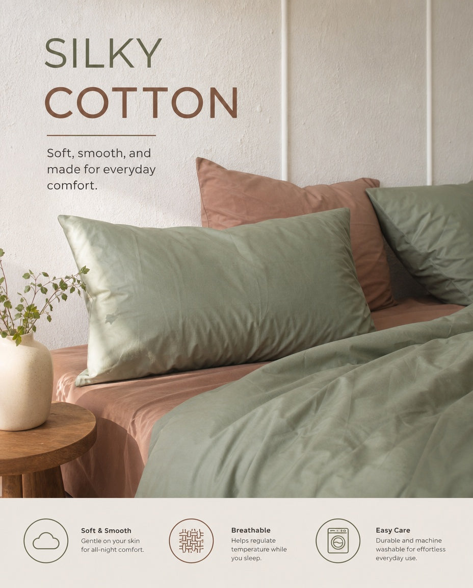 Pillowcases - Silky Cotton